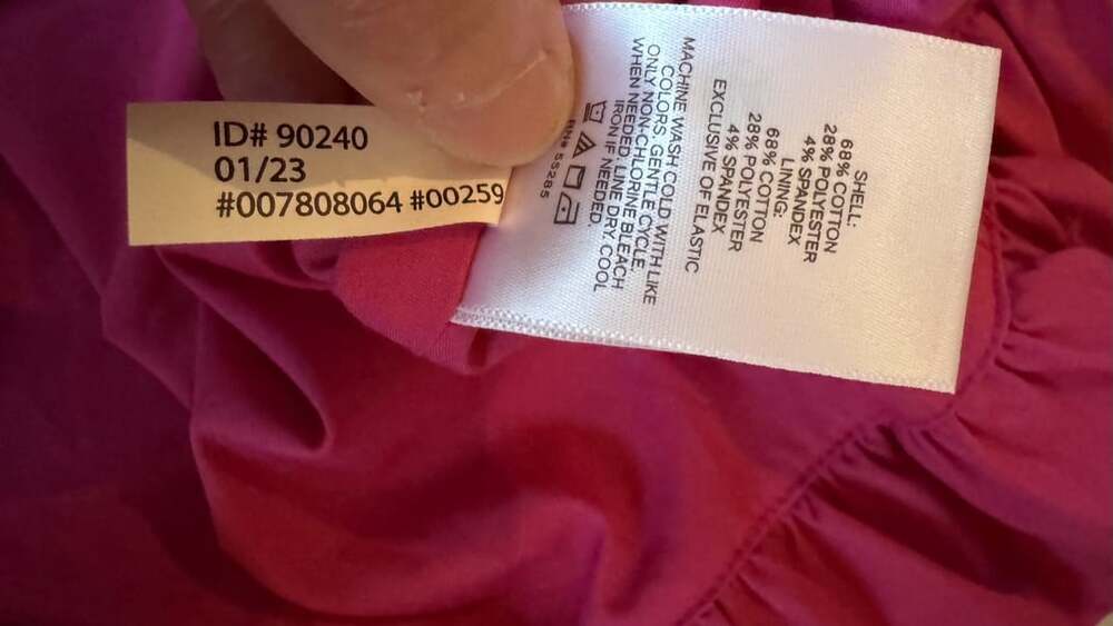 NWT Express Fuchsia Bubble Hem Mini Dress Spaghetti Strap V-Neck Size S - Picture 7 of 10